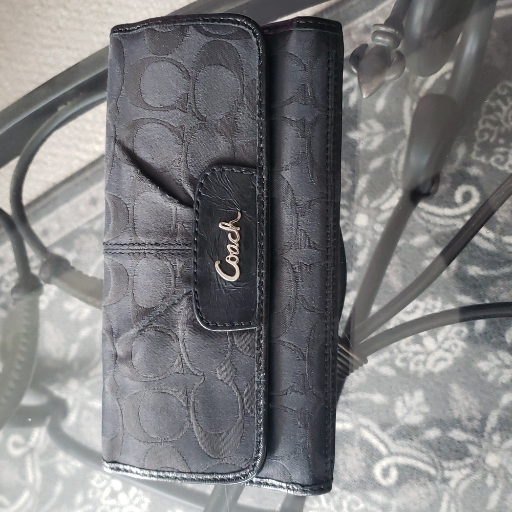 Coach Charcoal Signature Wallet